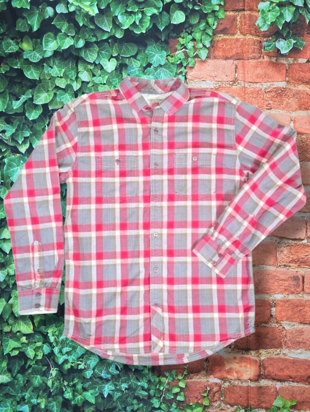 Horny Toad | Mens Organic Cotton Lightweight Button Down Plaid Shirt